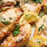 PANKO CHICKEN WITH LEMON CREAM SAUCE RECIPE