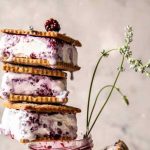 Blackberry Lavender Ice Cream Sandwiches