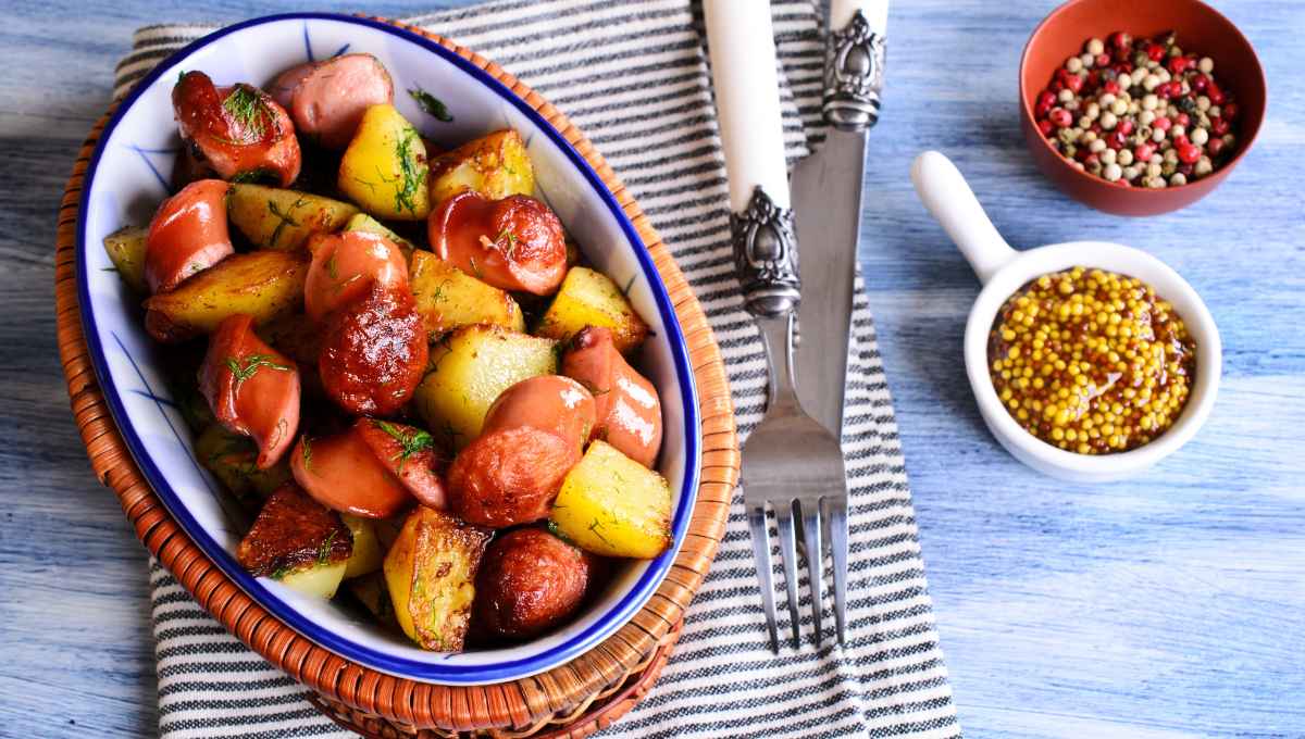 Sausage Green Bean Potato Casserole